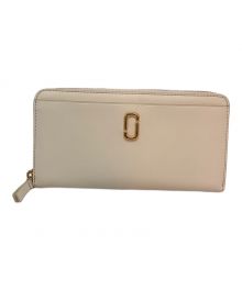 MARC JACOBS（マークジェイコブズ）の古着「レザーJマークコンチネンタルウォレット」｜ベージュ
