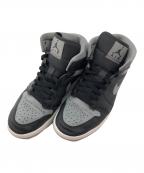 NIKEナイキ）の古着「AIR JORDAN 1 MID」｜ブラック×グレー