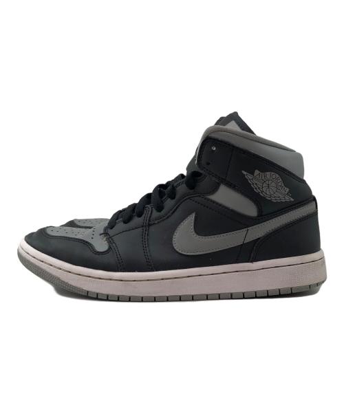 NIKE（ナイキ）NIKE (ナイキ) AIR JORDAN 1 MID ブラック×グレー サイズ:25㎝の古着・服飾アイテム