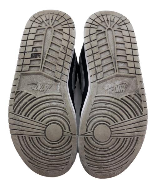 NIKE（ナイキ）NIKE (ナイキ) AIR JORDAN 1 MID ブラック×グレー サイズ:25㎝の古着・服飾アイテム