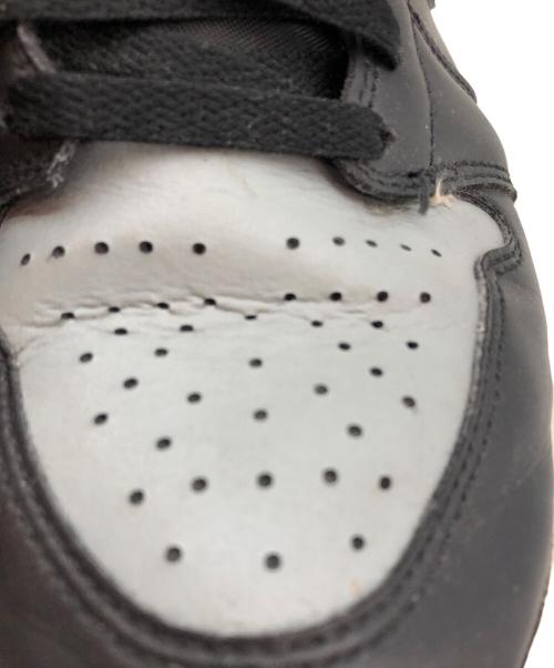 NIKE（ナイキ）NIKE (ナイキ) AIR JORDAN 1 MID ブラック×グレー サイズ:25㎝の古着・服飾アイテム