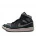 NIKE (ナイキ) AIR JORDAN 1 MID ブラック×グレー サイズ:25㎝：5000円
