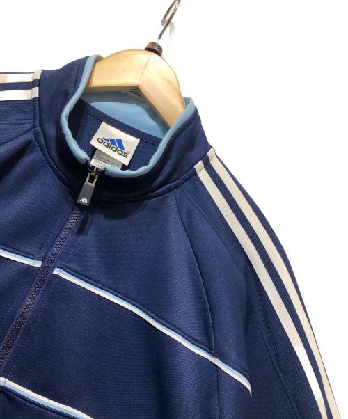 adidas（アディダス）adidas (アディダス) トラックジャケット ブルー×ネイビー サイズ:不明の古着・服飾アイテム