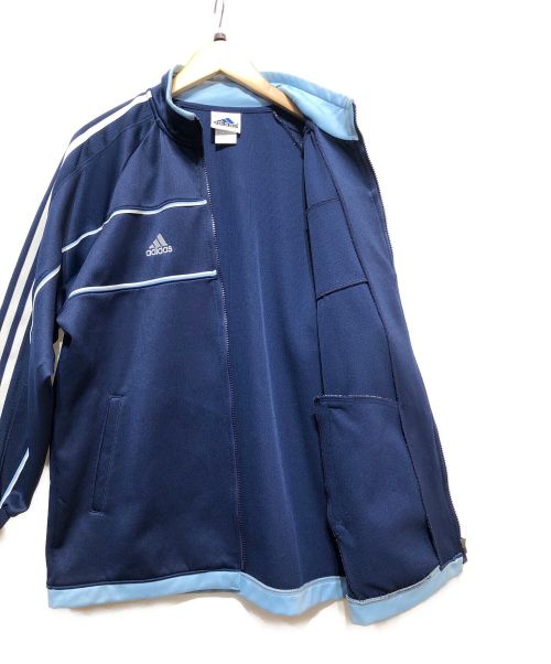 adidas（アディダス）adidas (アディダス) トラックジャケット ブルー×ネイビー サイズ:不明の古着・服飾アイテム