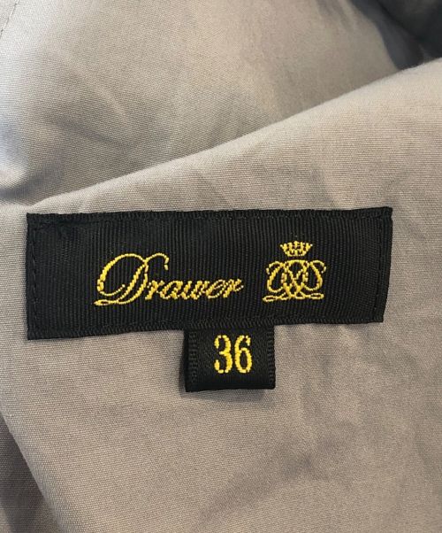 DRAWER（ドゥロワー）DRAWER (ドゥロワー) コットンドローストリングパンツ グレー サイズ:36の古着・服飾アイテム