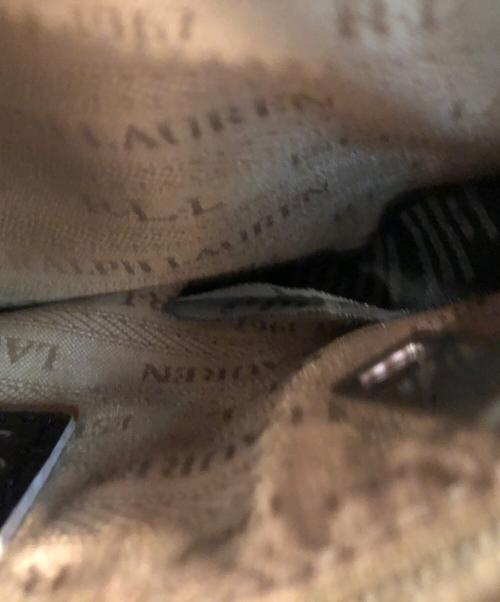 RALPH LAUREN（ラルフローレン）RALPH LAUREN (ラルフローレン) ショルダーバッグ ブラックの古着・服飾アイテム