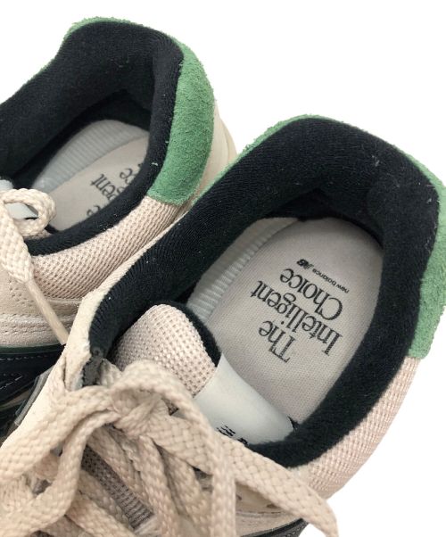 NEW BALANCE（ニューバランス）NEW BALANCE (ニューバランス) スニーカー アイボリー×グリーン サイズ:26.5の古着・服飾アイテム