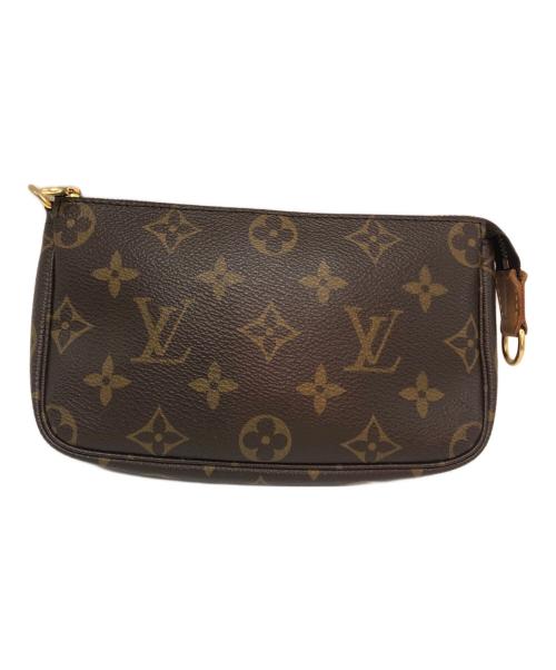 LOUIS VUITTON（ルイ ヴィトン）LOUIS VUITTON (ルイ ヴィトン) ミニ・ポシェット・アクセソワール ブラウンの古着・服飾アイテム