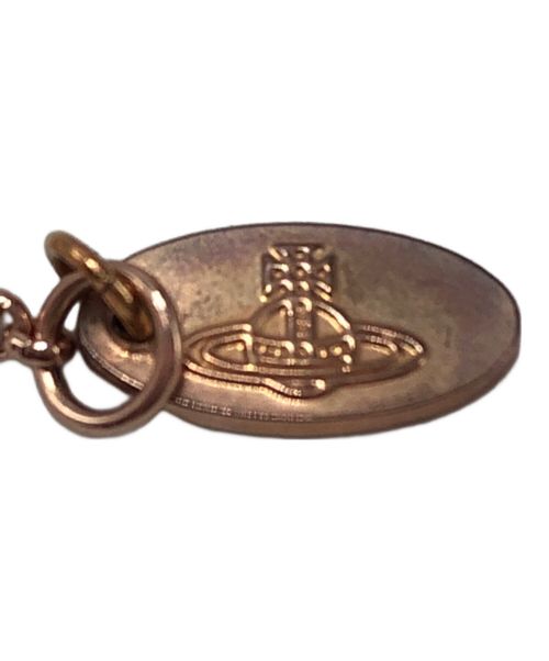 Vivienne Westwood（ヴィヴィアンウエストウッド）Vivienne Westwood (ヴィヴィアンウエストウッド) オーブネックレス ピンクゴールドの古着・服飾アイテム