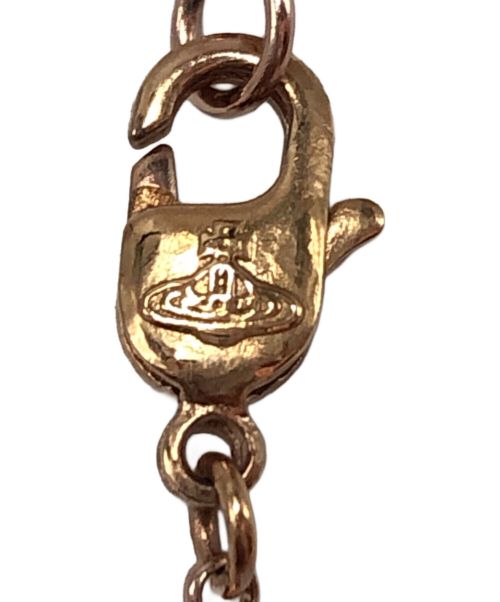 Vivienne Westwood（ヴィヴィアンウエストウッド）Vivienne Westwood (ヴィヴィアンウエストウッド) オーブネックレス ピンクゴールドの古着・服飾アイテム