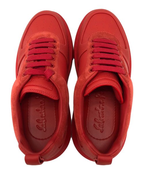 Salvatore Ferragamo（サルヴァトーレ フェラガモ）Salvatore Ferragamo (サルヴァトーレ フェラガモ) スニーカー レッド サイズ:7の古着・服飾アイテム