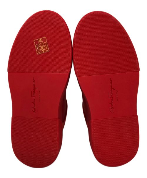 Salvatore Ferragamo（サルヴァトーレ フェラガモ）Salvatore Ferragamo (サルヴァトーレ フェラガモ) スニーカー レッド サイズ:7の古着・服飾アイテム
