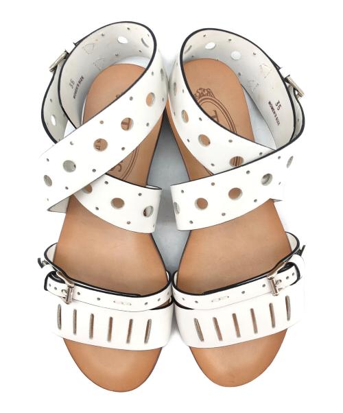 TOD'S（トッズ）TOD'S (トッズ) サンダル アイボリー サイズ:35の古着・服飾アイテム