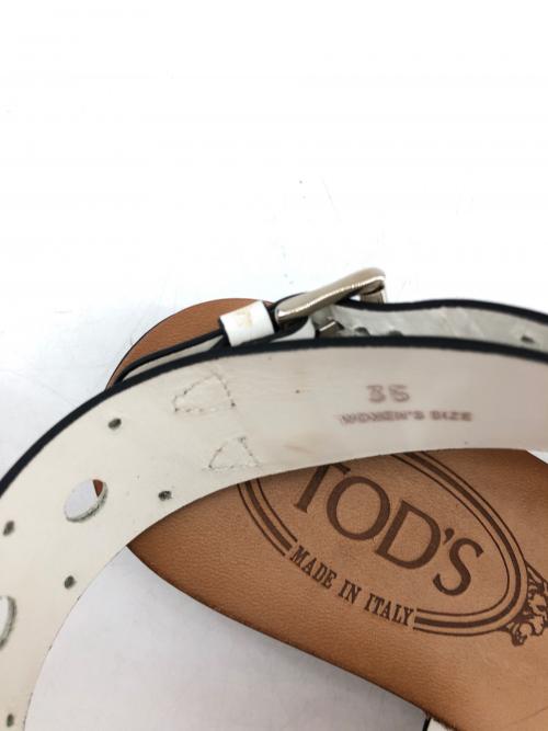 TOD'S（トッズ）TOD'S (トッズ) サンダル アイボリー サイズ:35の古着・服飾アイテム
