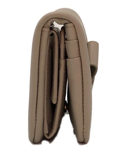 LANVIN COLLECTION（ランバンコレクション）LANVIN COLLECTION (ランバンコレクション) ラペリパース 折財布 カーキの古着・服飾アイテム