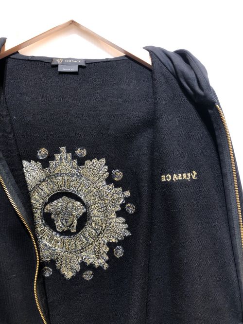 VERSACE（ヴェルサーチェ）VERSACE (ヴェルサーチ) セットアップスウェット ブラック サイズ:Sの古着・服飾アイテム