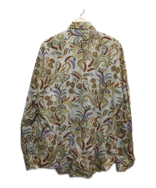 Drumohr（ドルモア）Drumohr (ドルモア) 総柄シャツ ベージュ サイズ:42の古着・服飾アイテム