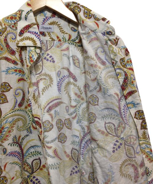 Drumohr（ドルモア）Drumohr (ドルモア) 総柄シャツ ベージュ サイズ:42の古着・服飾アイテム