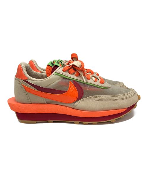 NIKE（ナイキ）NIKE (ナイキ) sacai (サカイ) CLOT (クロット) スニーカー カーキ×オレンジ サイズ:25.5の古着・服飾アイテム
