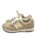 NEW BALANCE (ニューバランス) ローカットスニーカー ベージュ サイズ:26.5：12000円