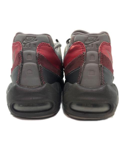 NIKE（ナイキ）NIKE (ナイキ) AIR MAX 95 ESSENTIAL グレー×レッド サイズ:25cmの古着・服飾アイテム