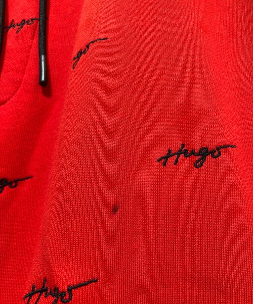 HUGO BOSS（ヒューゴ ボス）HUGO BOSS (ヒューゴ ボス) セットアップスウェット レッド サイズ:Mの古着・服飾アイテム