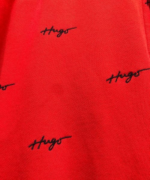 HUGO BOSS（ヒューゴ ボス）HUGO BOSS (ヒューゴ ボス) セットアップスウェット レッド サイズ:Mの古着・服飾アイテム