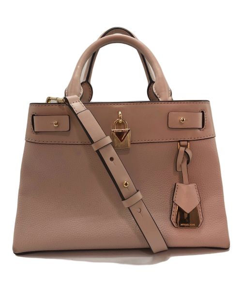 MICHAEL KORS（マイケルコース）MICHAEL KORS (マイケルコース) 2WAYバッグ ピンクの古着・服飾アイテム