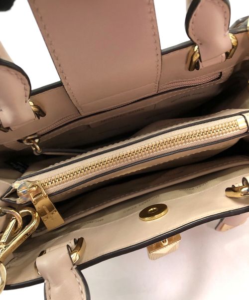 MICHAEL KORS（マイケルコース）MICHAEL KORS (マイケルコース) 2WAYバッグ ピンクの古着・服飾アイテム