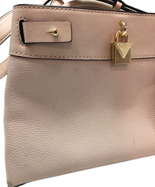 MICHAEL KORS（マイケルコース）MICHAEL KORS (マイケルコース) 2WAYバッグ ピンクの古着・服飾アイテム