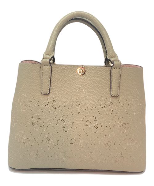 GUESS（ゲス）GUESS (ゲス) 2WAYバッグ ベージュ×ピンクの古着・服飾アイテム