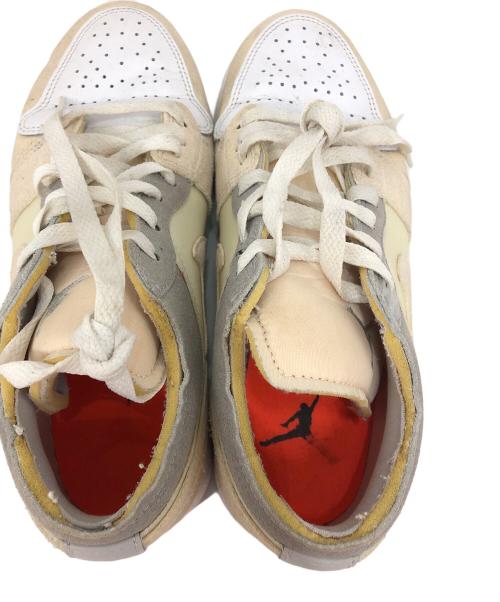 NIKE（ナイキ）NIKE (ナイキ) Air Jordan 1 Low ベージュ サイズ:25の古着・服飾アイテム