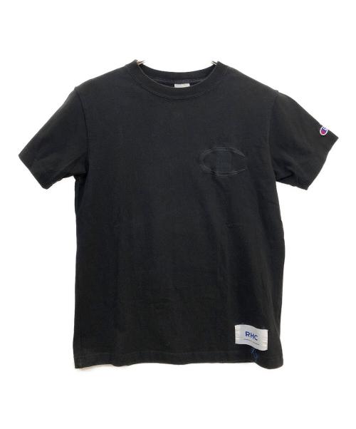 Champion×RHC Ron Herman（チャンピオン×アールエイチシー ロンハーマン）Champion×RHC Ron Herman (チャンピオン×アールエイチシー ロンハーマン) 半袖カットソー ブラック サイズ:SMALLの古着・服飾アイテム