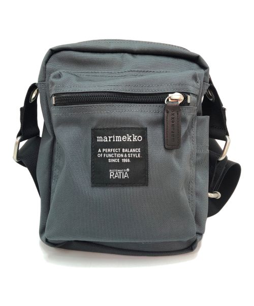 marimekko（マリメッコ）marimekko (マリメッコ) ショルダーバッグ グレーの古着・服飾アイテム