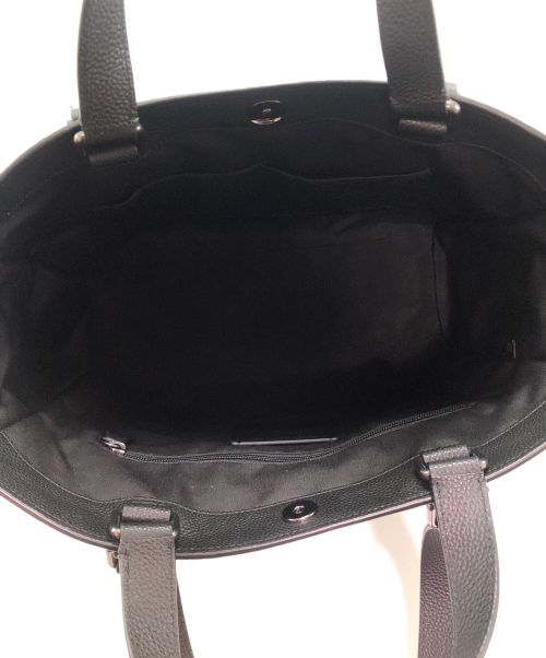 COACH（コーチ）COACH (コーチ) ダブルハンドルトートバッグ ブラックの古着・服飾アイテム