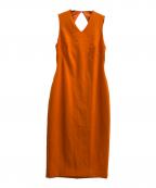 POLO RALPH LAURENポロ・ラルフローレン）の古着「ノースリーブワンピース」｜オレンジ