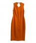 POLO RALPH LAUREN（ポロ・ラルフローレン）の古着「ノースリーブワンピース」｜オレンジ