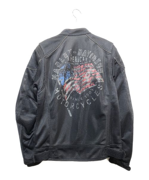 HARLEY-DAVIDSON（ハーレーダビッドソン）HARLEY-DAVIDSON (ハーレーダビッドソン) メッシュジャケット ブラック サイズ:Sの古着・服飾アイテム