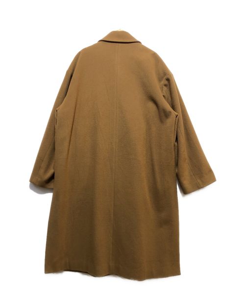 CULLNI（クルニ）CULLNI (クルニ) フライフロントウールステンカラーコート ブラウン サイズ:Mの古着・服飾アイテム