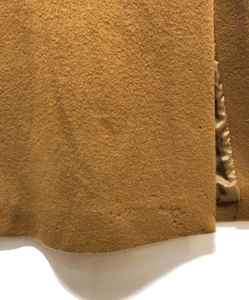 CULLNI（クルニ）CULLNI (クルニ) フライフロントウールステンカラーコート ブラウン サイズ:Mの古着・服飾アイテム