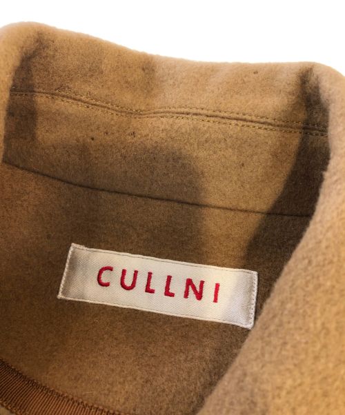CULLNI（クルニ）CULLNI (クルニ) フライフロントウールステンカラーコート ブラウン サイズ:Mの古着・服飾アイテム