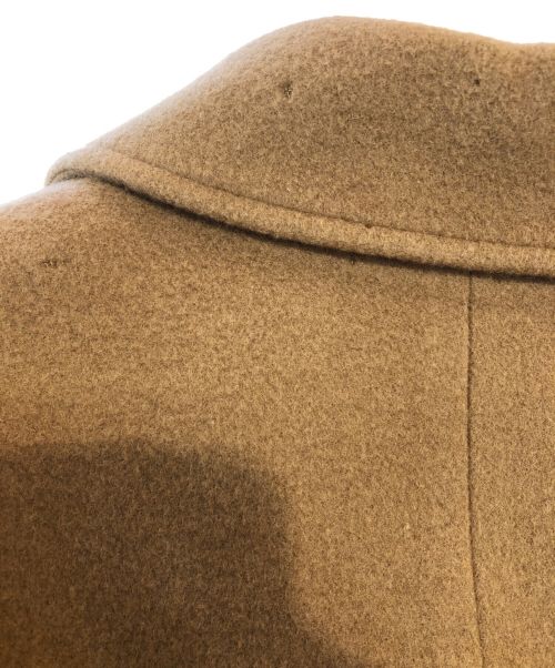 CULLNI（クルニ）CULLNI (クルニ) フライフロントウールステンカラーコート ブラウン サイズ:Mの古着・服飾アイテム