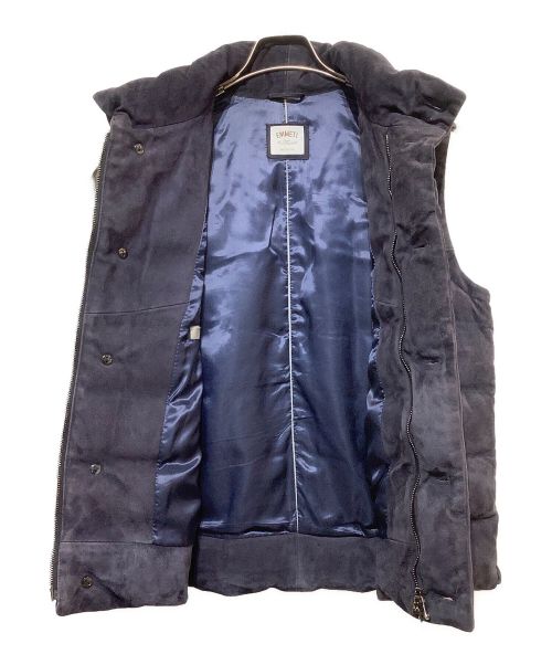 EMMETI（エンメティ）EMMETI (エンメティ) ダウンベスト ネイビー サイズ:44の古着・服飾アイテム