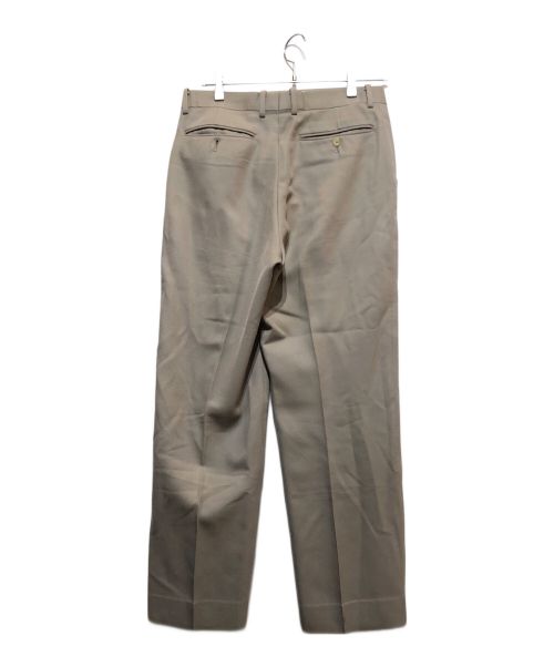 AURALEE（オーラリー）AURALEE (オーラリー) WOOL KID MOHAIR KERSEY SLACKS ブラウン サイズ:３の古着・服飾アイテム