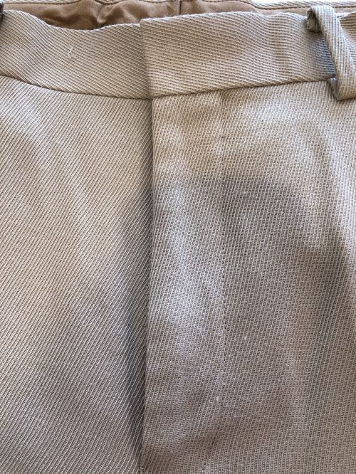 AURALEE（オーラリー）AURALEE (オーラリー) WOOL KID MOHAIR KERSEY SLACKS ブラウン サイズ:３の古着・服飾アイテム