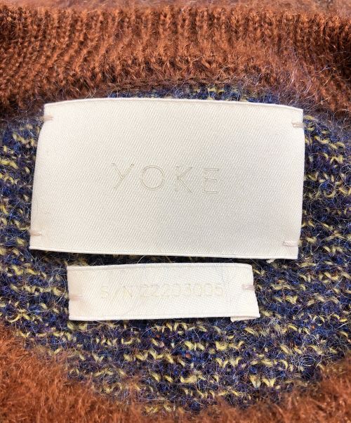 YOKE（ヨーク）YOKE (ヨーク) セーター ブラウン サイズ:Lの古着・服飾アイテム