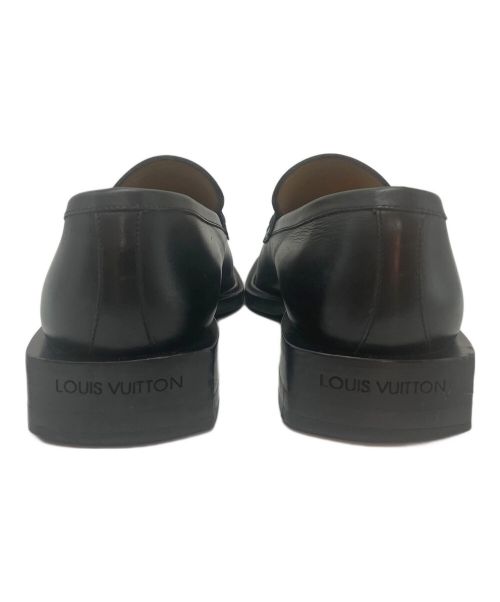 LOUIS VUITTON（ルイ ヴィトン）LOUIS VUITTON (ルイ ヴィトン) スクウェアトゥシューズ ブラック サイズ:81/2の古着・服飾アイテム