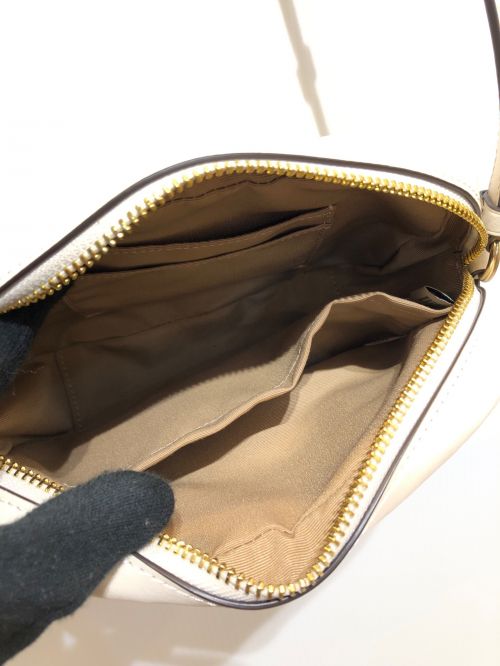 COACH（コーチ）COACH (コーチ) ショルダーポーチ ベージュ×ホワイトの古着・服飾アイテム