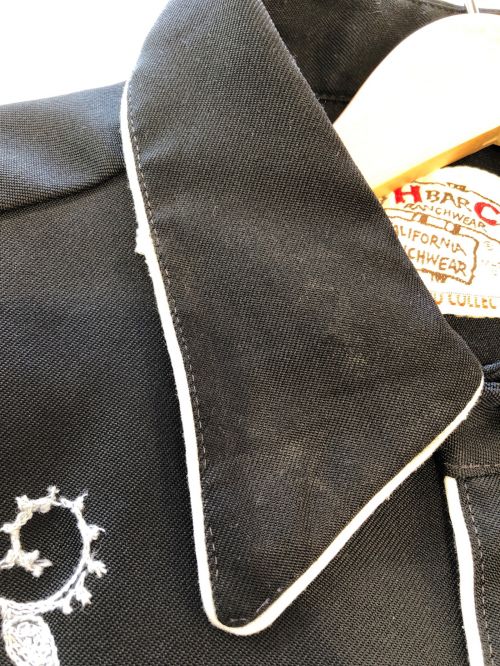 H BAR C（エイチバーシー）H BAR C (エイチバーシー) ウエスタンシャツ ブラック サイズ:表記なしの古着・服飾アイテム