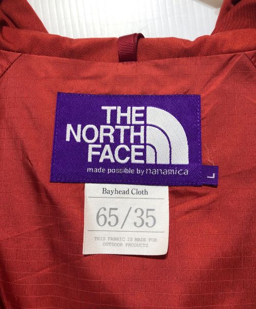 THE NORTHFACE PURPLELABEL（ザ・ノースフェイス パープルレーベル）THE NORTHFACE PURPLELABEL (ザ・ノースフェイス パープルレーベル) マウンテンパーカー レッド サイズ:Lの古着・服飾アイテム